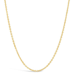 14K Solid Yellow Gold Chain - Adjustable to 18 inches